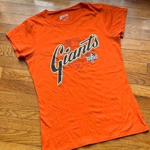 SF Giants | Orange 2012 World Series | Scoop Neck | Ladies T-Shirt | Size M